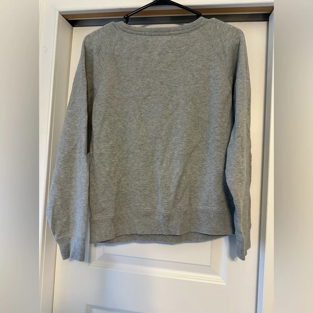 Everlane Sweatshirt Womens Small Gray Crewneck Pullover Long Sleeve Casual Comfy - Picture 2 of 4